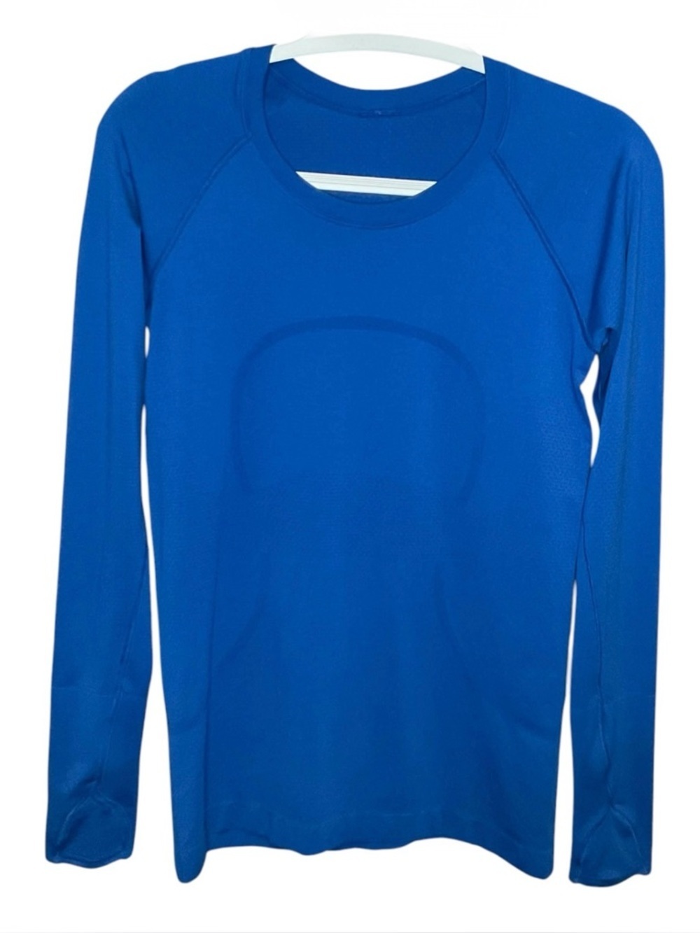 Luluemon Long Sleeve Swiftly Tech Symphony Blue Size 8
